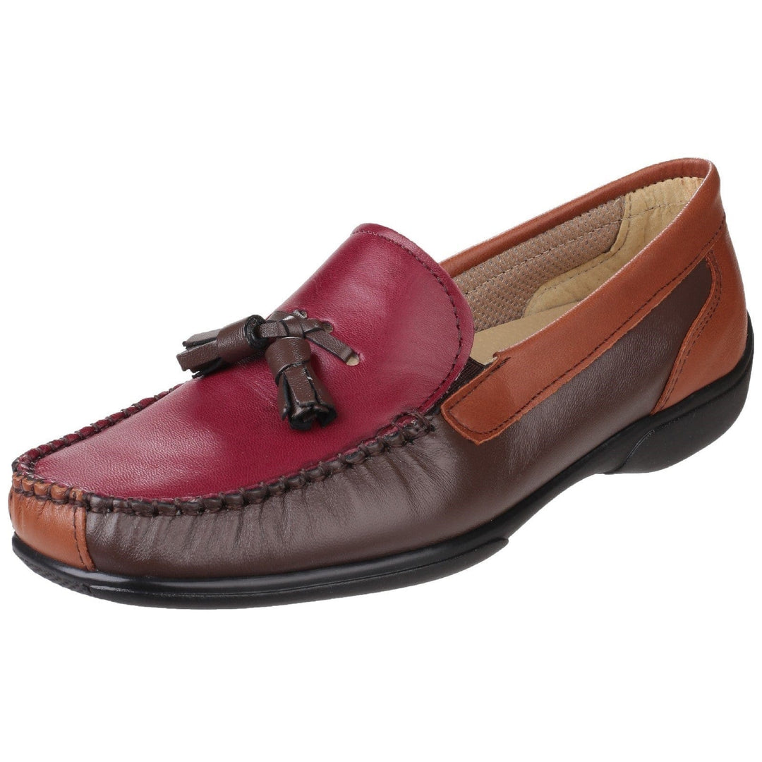 Cotswold's Luxe Ladies Leather Loafers for Effortless Comfort