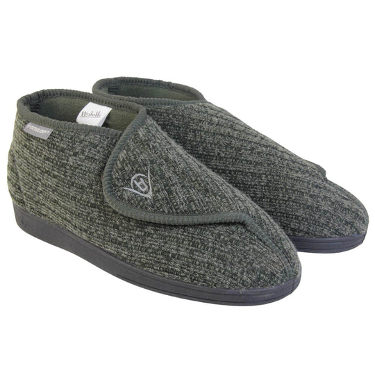 Orthopaedic Slippers For Men | Washable Fleece Lined - Footwear Studio