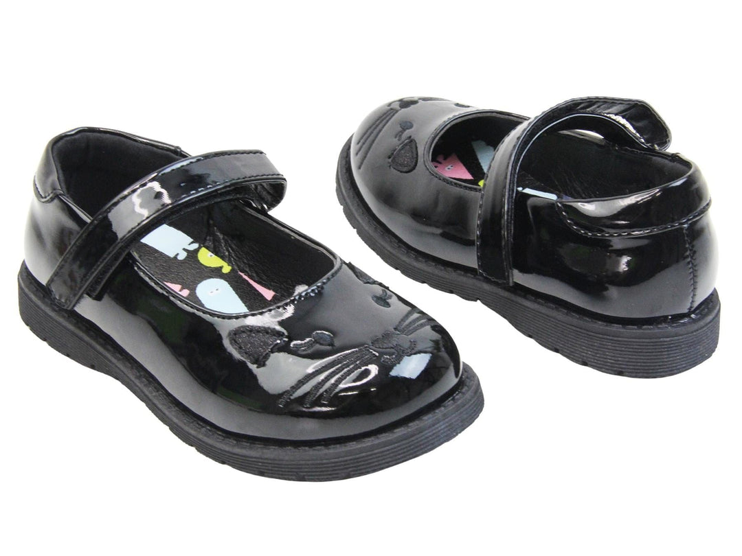Black School Shoes For Girls | Toddler Patent Shoes - Footwear Studio