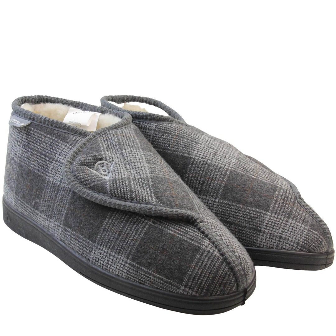 Slippers for Swollen Feet |Dunlop Mens Orthopaedic - Footwear Studio