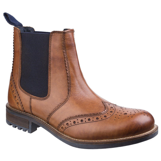 Effortless Style & Comfort: Cotswold Cirencester Chelsea Boots (Tan)