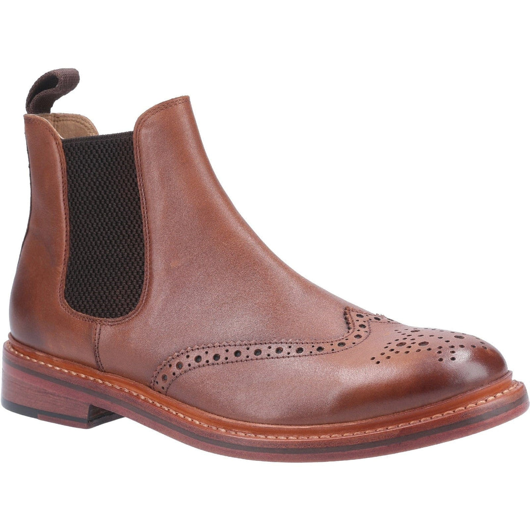 Siddington Leather Mens Boots Brown