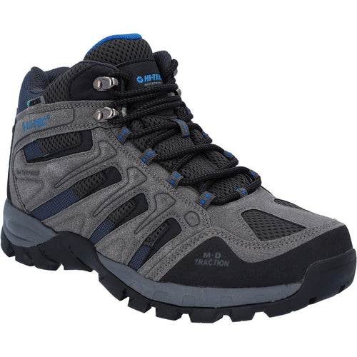 Hi-Tec Mens Hiking Boots Torca Mid Boots Charcoal/Nautical Blue