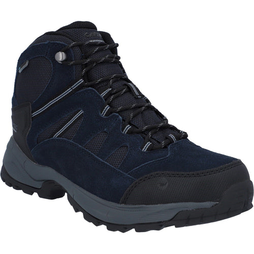 Mens Lightweight Walking Boots Hi-Tec Bandera Lite - Blue & Black