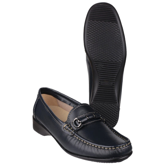 Barrington Loafer Navy Ladies Shoe