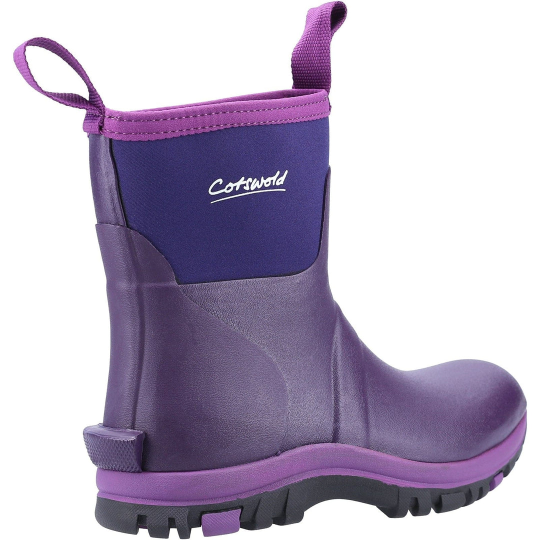 Cotswold Neoprene Wellingtons Purple