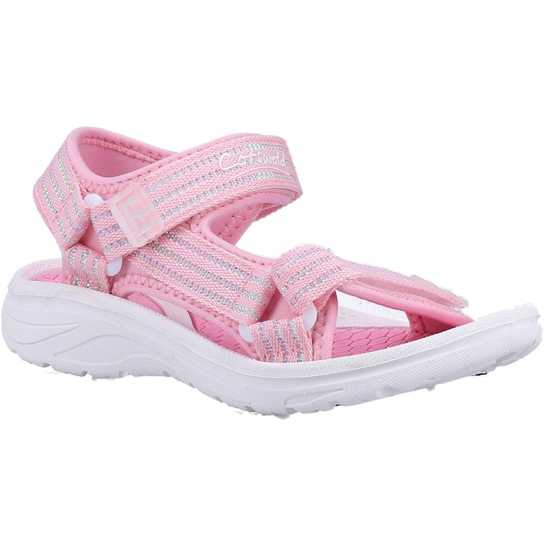 Bodiam Childrens Beach Sandal Pink White