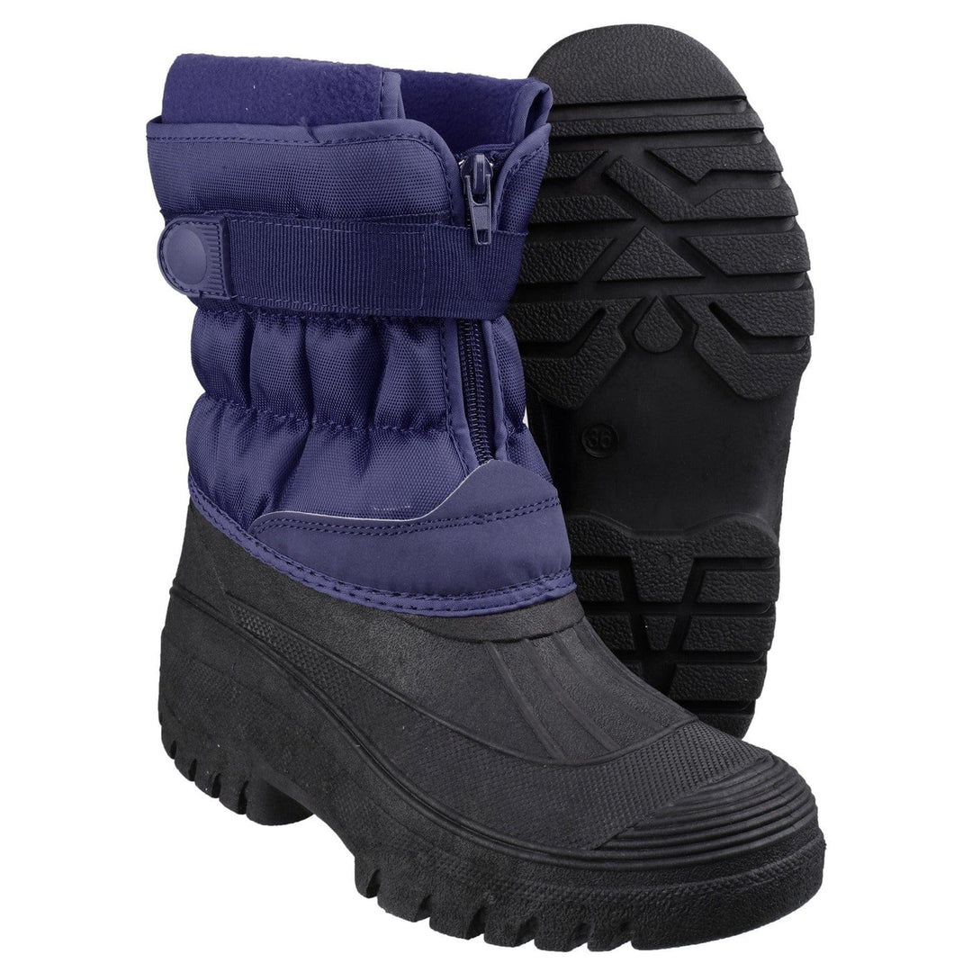 Chase Winter Boot Textile Wellingtons Navy