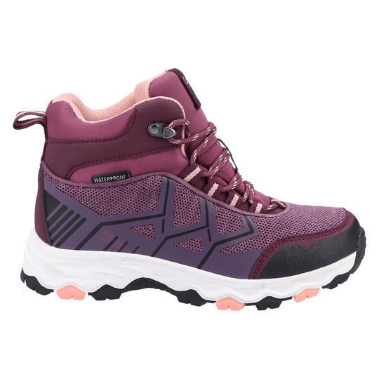 Coaley Kids Hiking Boots Purple Pink