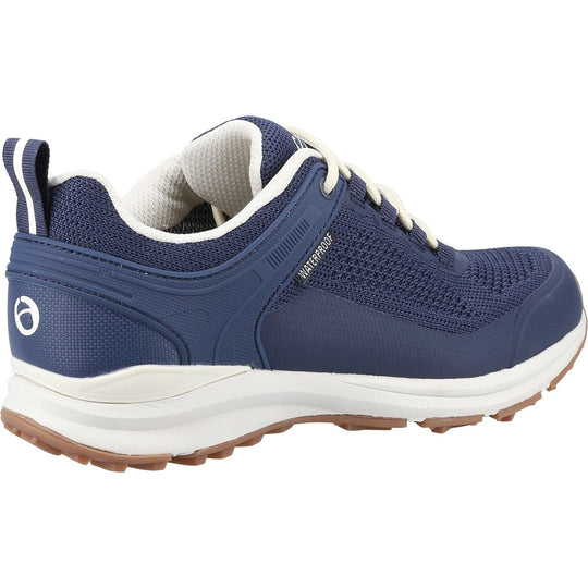 Compton Lace Up Ladies Trainers Navy
