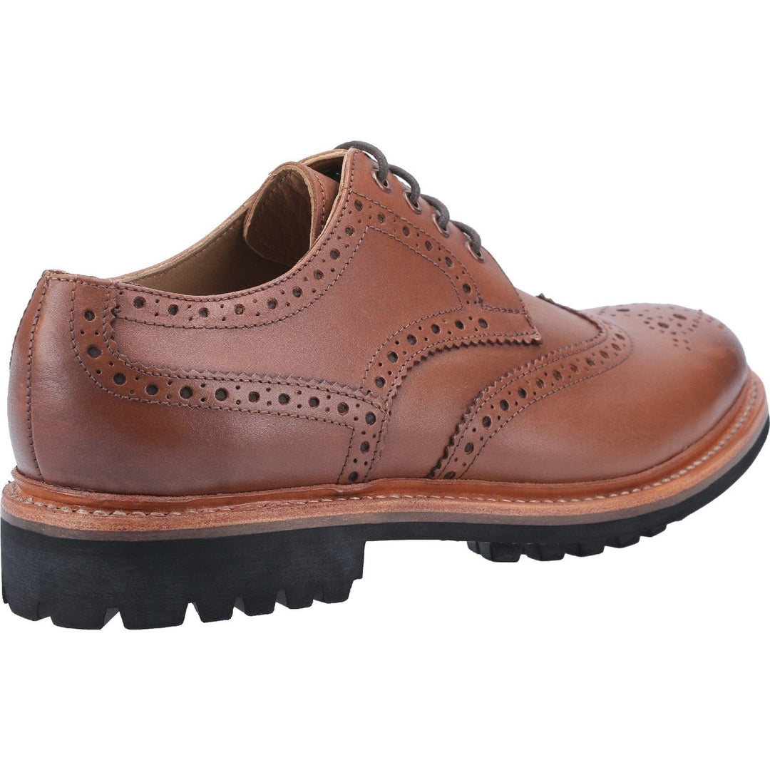 Quenington Commando Mens Shoes Brown
