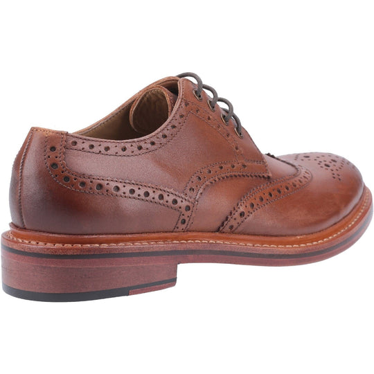 Quenington Leather Mens Shoes Brown