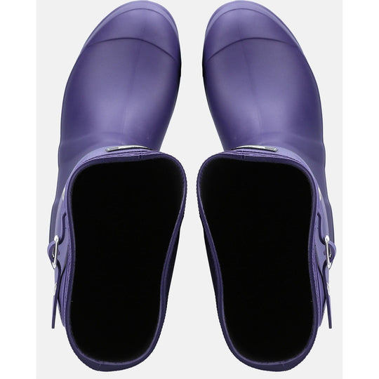 Step into Colourful Comfort: Cotswold Purple Buckle-Up Wellingtons