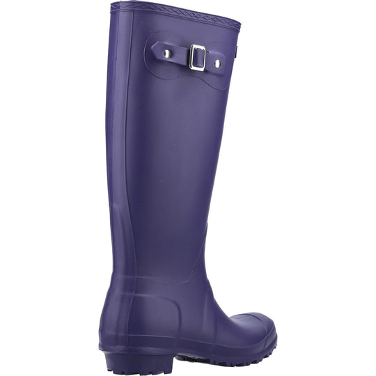 Step into Colourful Comfort: Cotswold Purple Buckle-Up Wellingtons