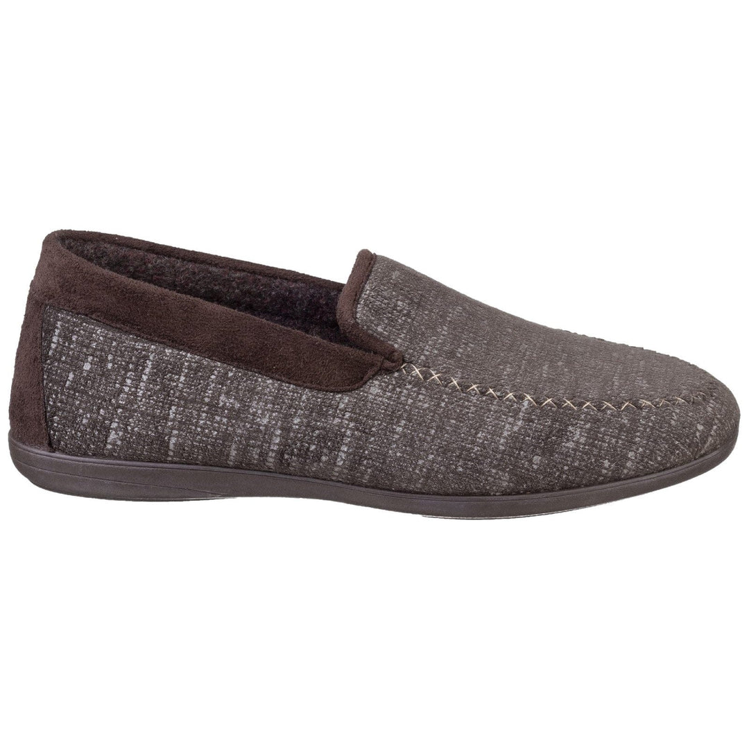 Stanley Mens Loafer Slippers Brown