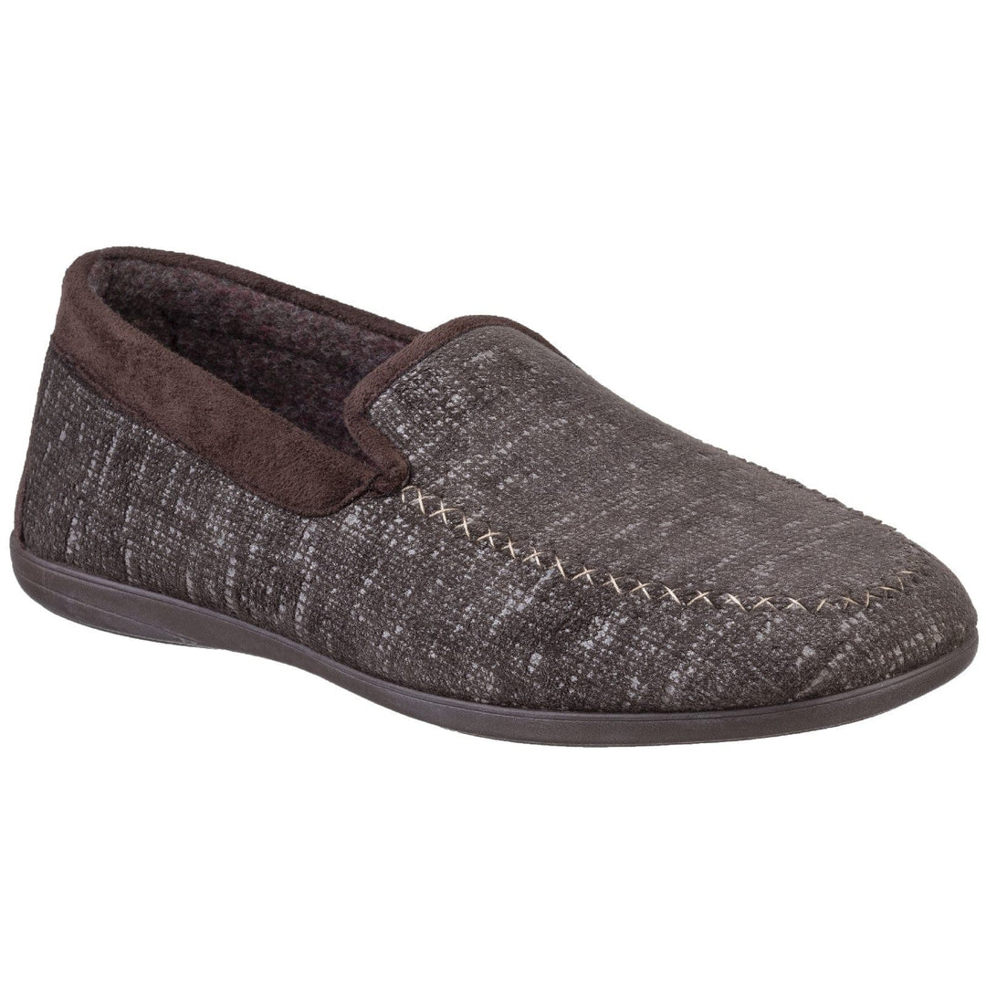 Stanley Mens Loafer Slippers Brown