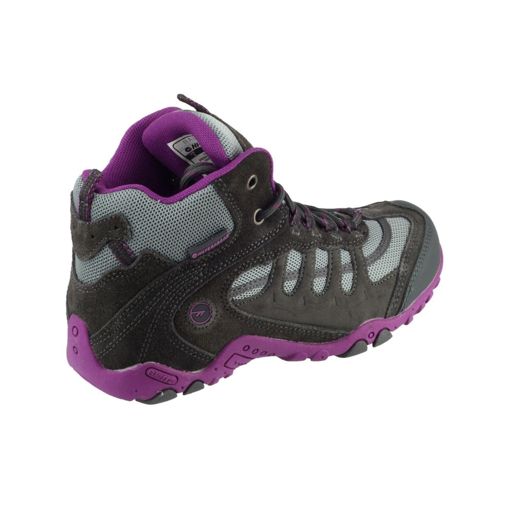 Childrens Walking Boots Hi-Tec Penrith Purple & Grey