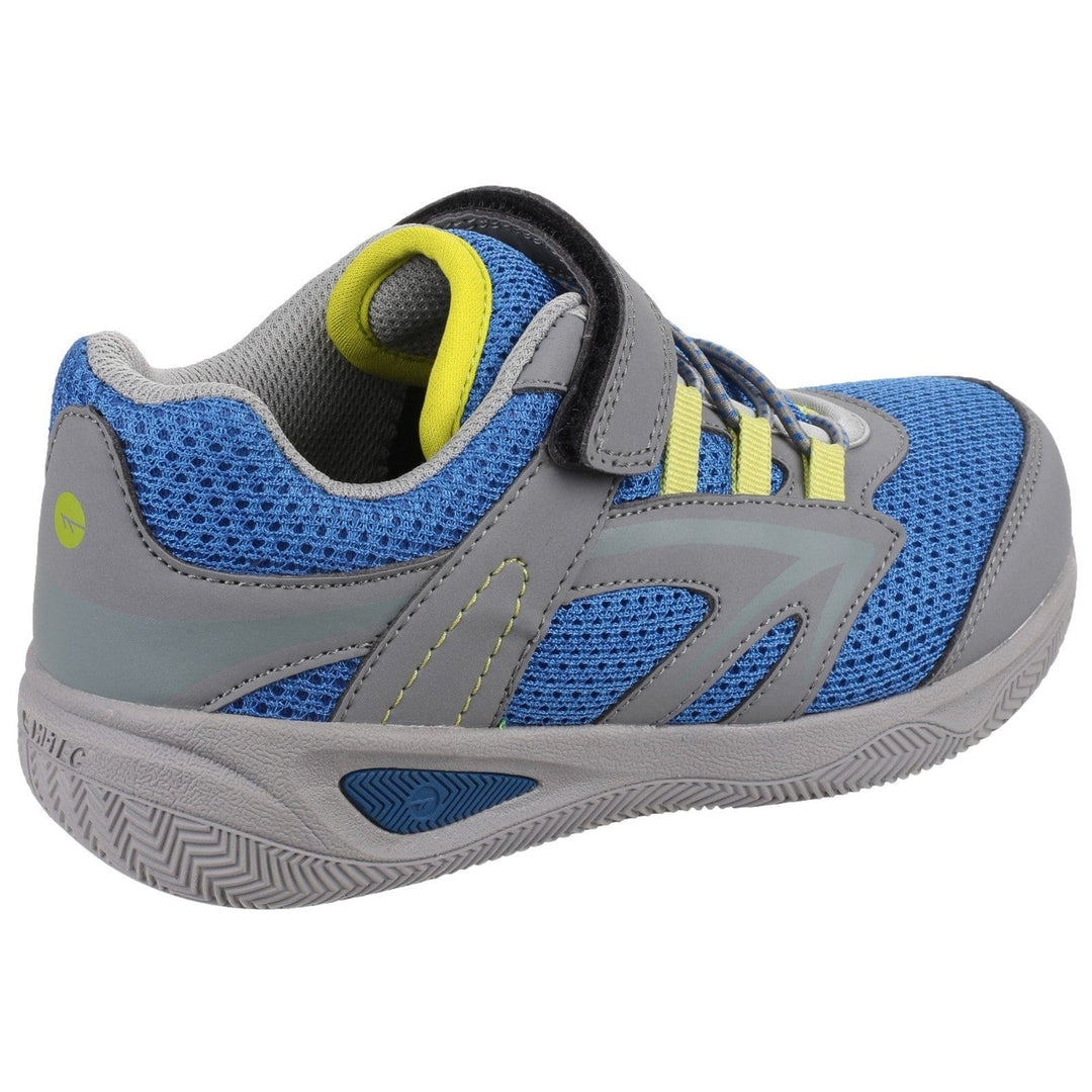 Childrens Trainers Lightweight Breathable Hi-Tec Thunder - Blue & Grey