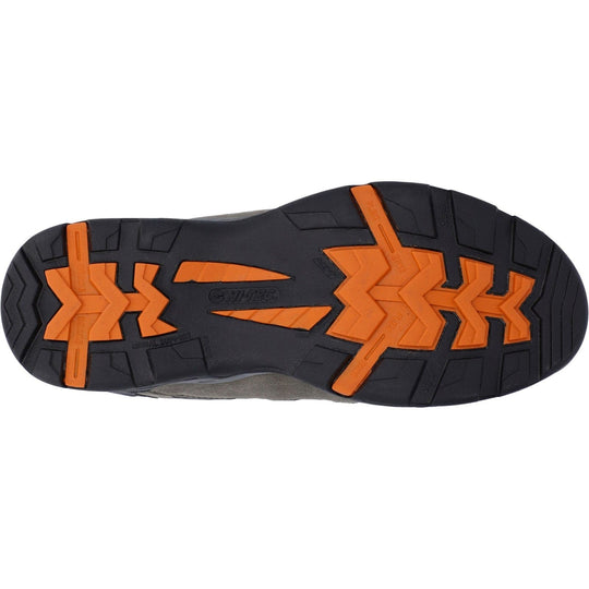 Mens Waterproof Hiking Boots Hi-Tec Bandera II - Grey & Orange