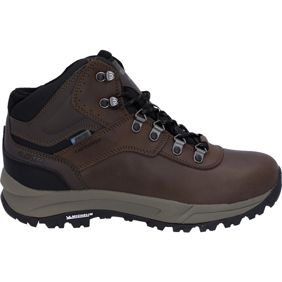 Hi-Tec Waterproof Mens Hiking Boots Altitude VI - Dark Chocolate