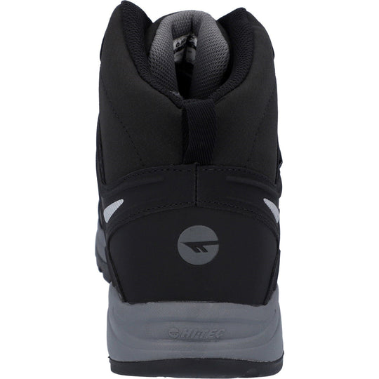 Mens Lightweight Hiking Boots Hi-Tec V-Lite Psych - Black & Grey