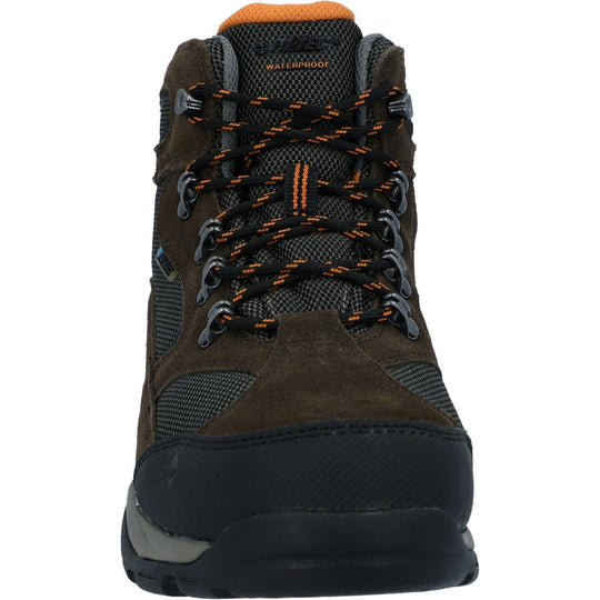 Mens Waterproof Walking Boots Hi-Tec Storm - Dark Chocolate