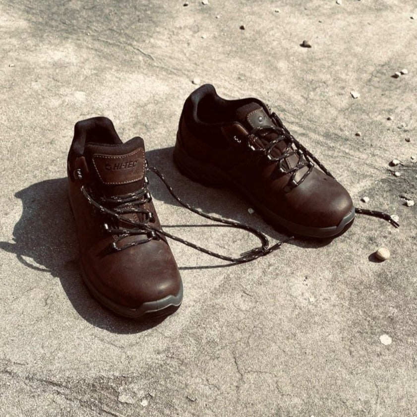 Ladies Leather Walking Shoes Walk Lite Camino Ultra - Brown