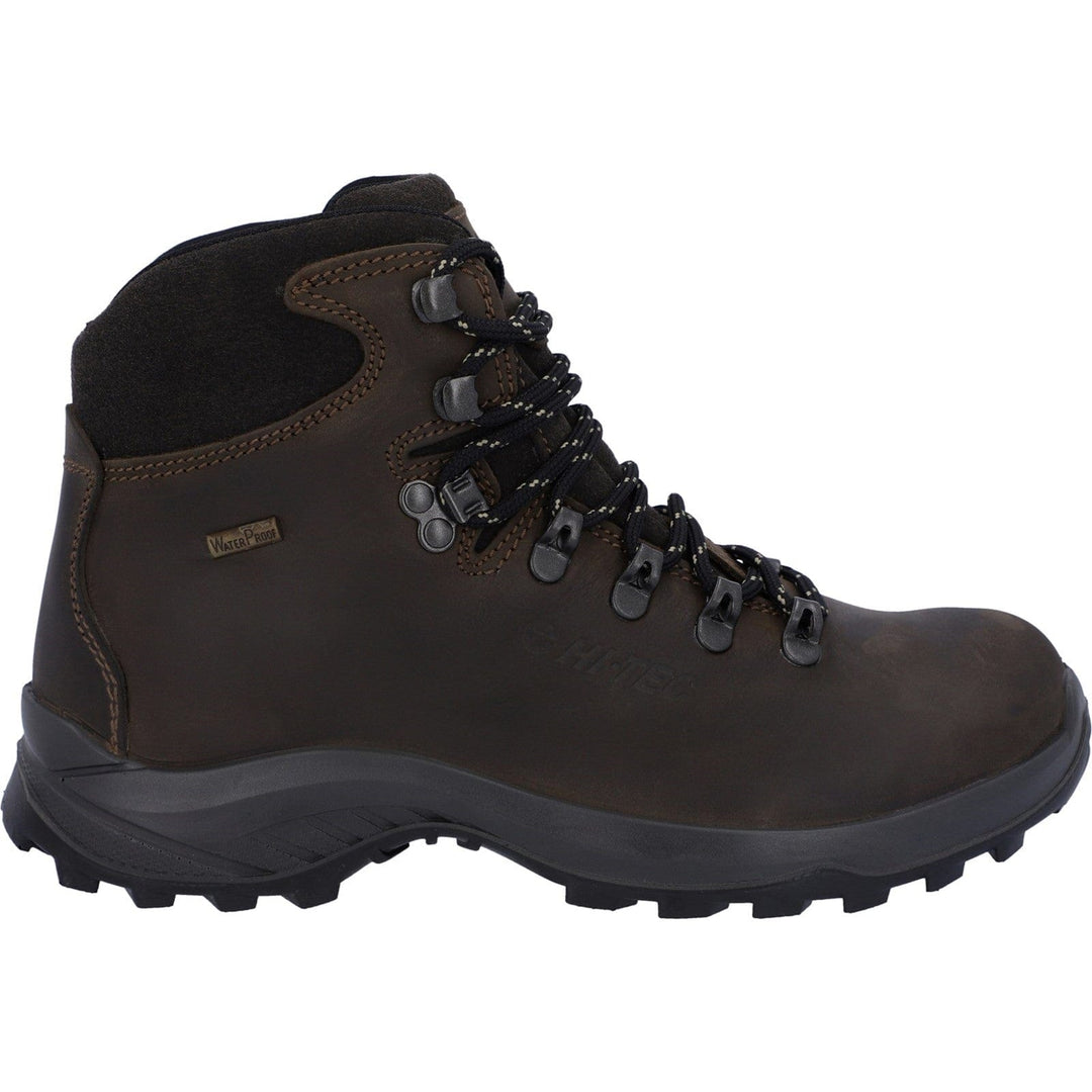 Ladies Leather Hiking Boots Hi-Tec Ravine Lite - Brown