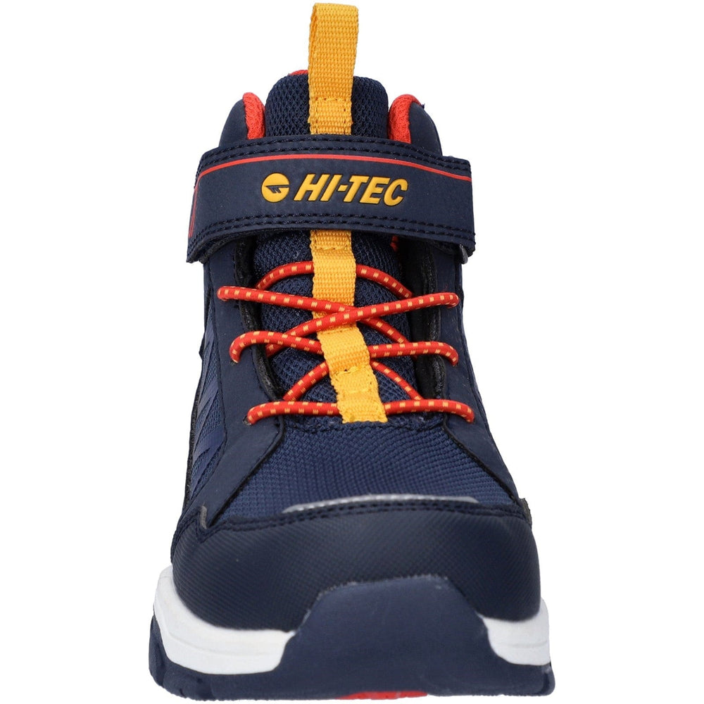 Childrens Walking Boots Hi Tec Rush Navy / Orange / Yellow