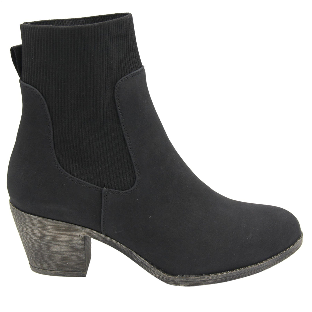 Sanifer Black Sock Boots