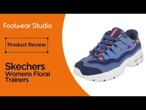 Womens Skechers Floral Trainers