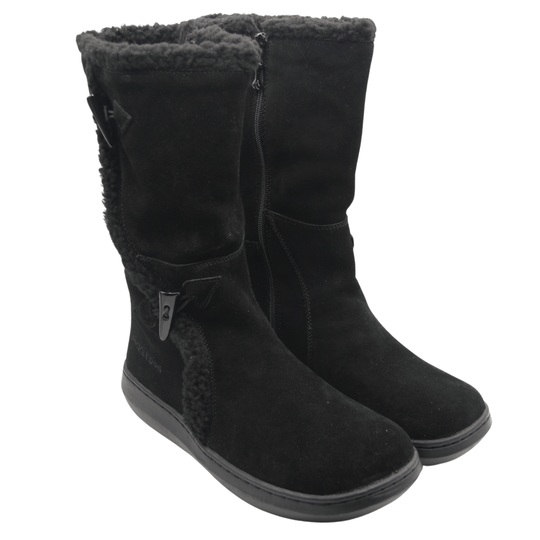 Womens Black Suede Boots
