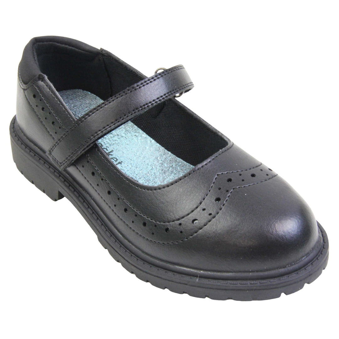 Memory Foam] Buy Black School Shoes for Boys, Girls, Kids
