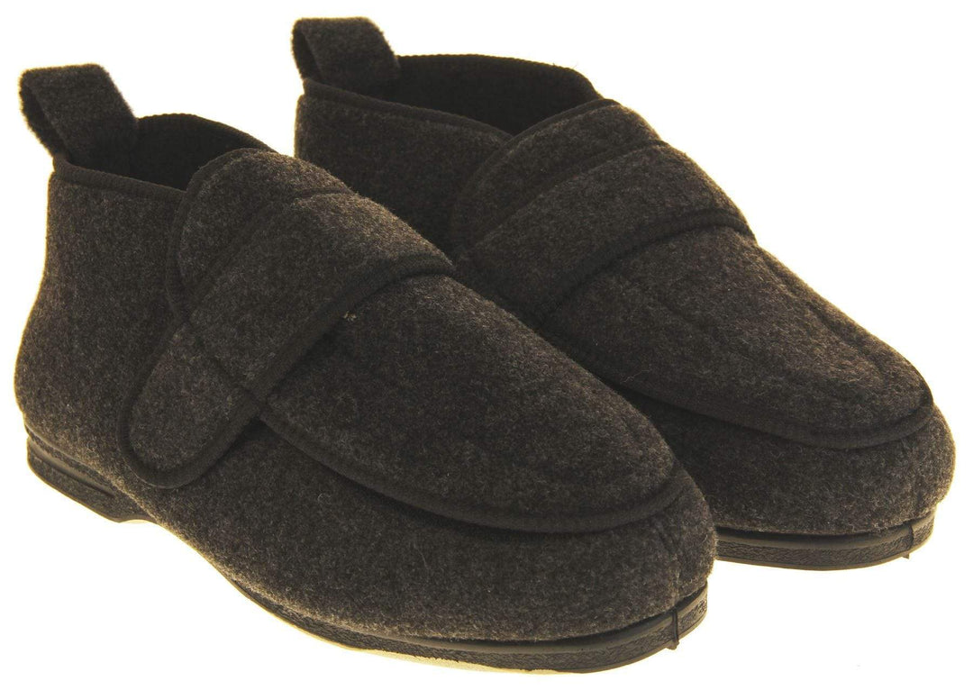 Mens Wide Fit Slippers