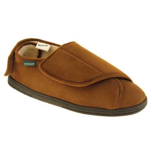 Mens Touch Fastening Slippers