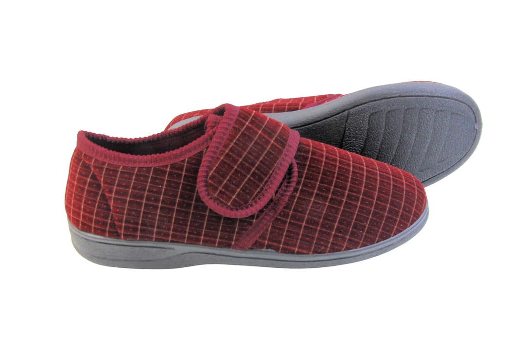 Mens Touch Fasten Slippers