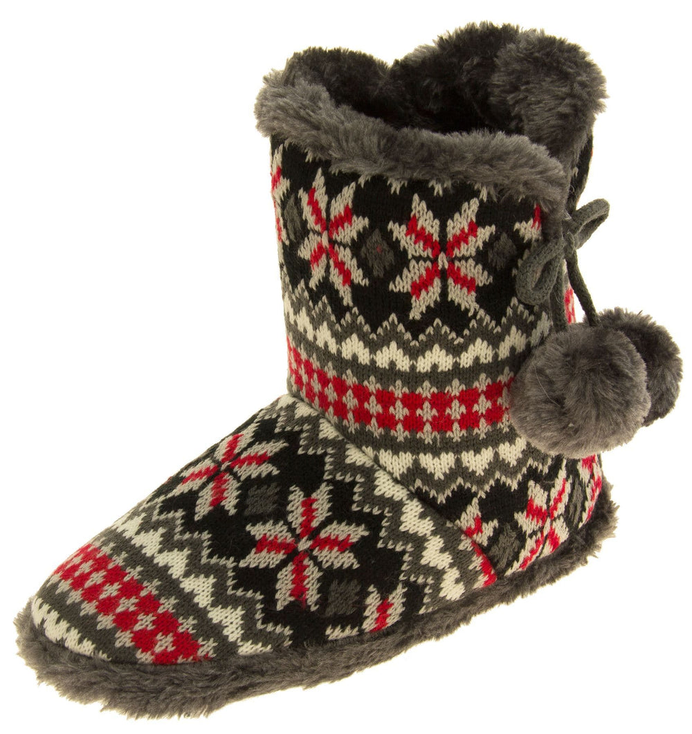 Womens Knitted Slippers