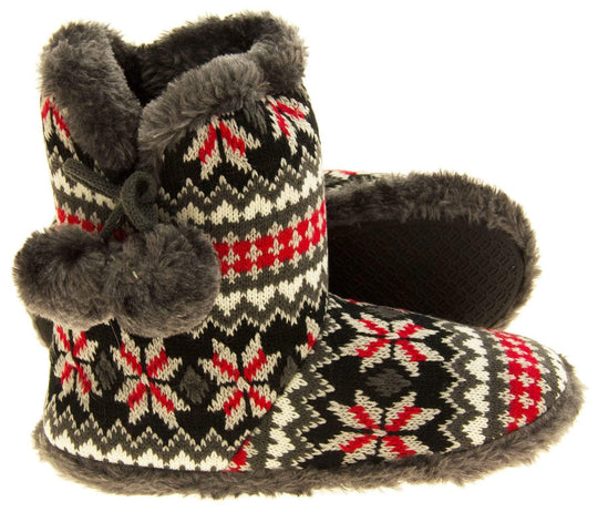 Womens Knitted Slippers