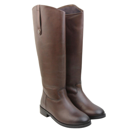 Womens Tall Leather Boots